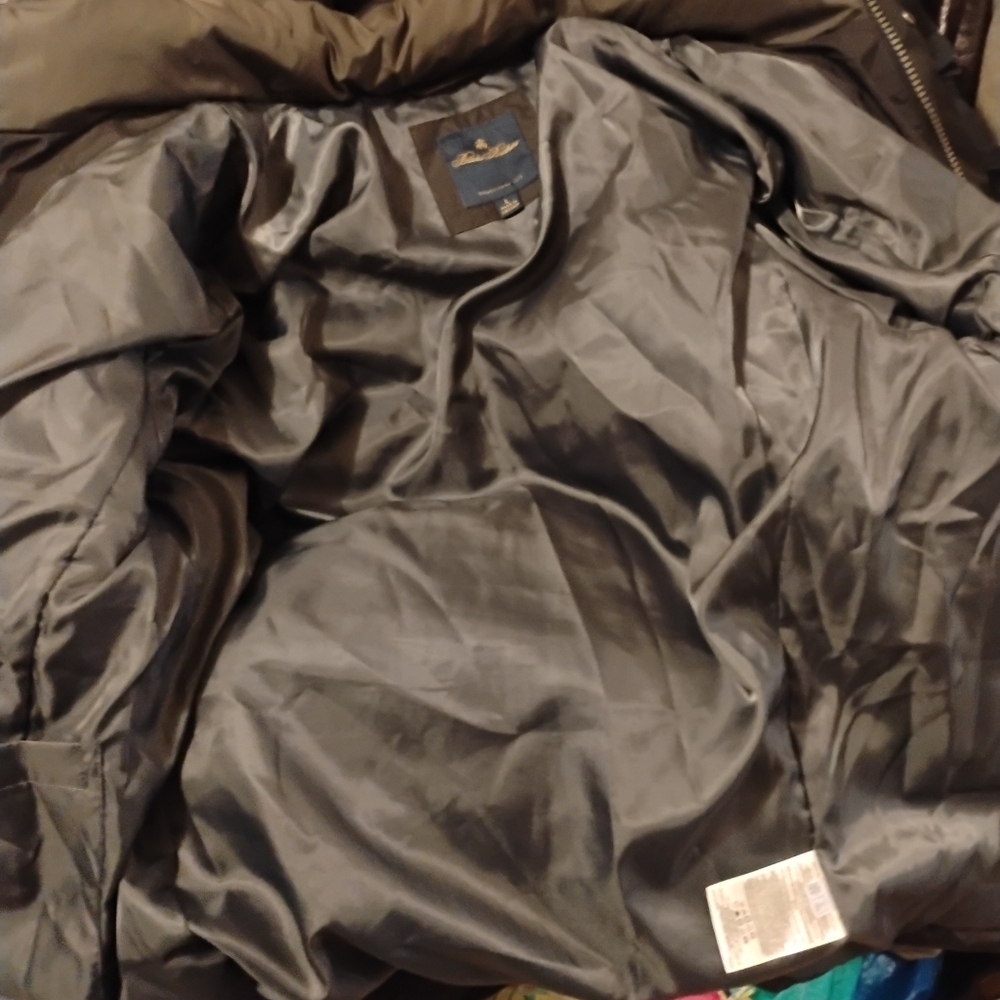 Brooks Brothers Luxury Line 1818 down puffer Mens Hoodie jacket L - Picture 8 of 11